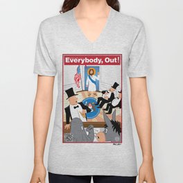 Everybody, Out! V Neck T Shirt