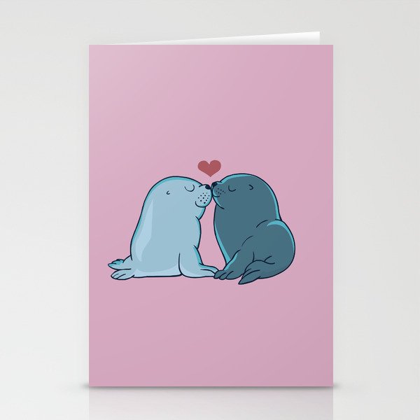 Seal Kisses Stationery Cards