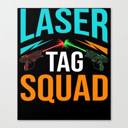 Laser Tag Game Outdoor Indoor Player Canvas Print