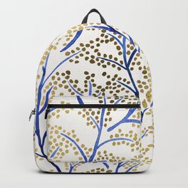 Branches – Navy & Gold Backpack