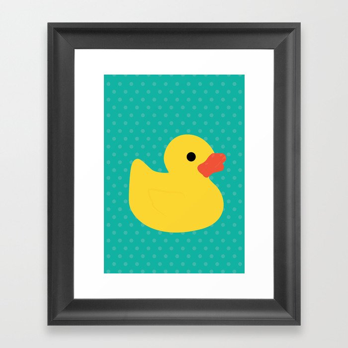 Duck it ! Framed Art Print