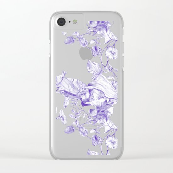 Jeweled Botanist Clear iPhone Case