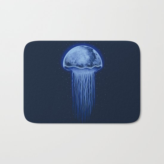 Moon Jellyfish Bath Mat
