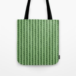 Bold Pattern Vertical Grass Tote Bag