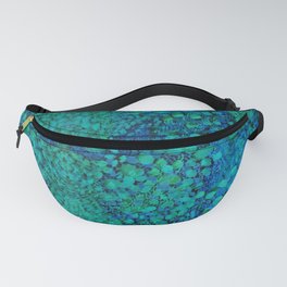 Peacock Watercolor Painting Fanny Pack