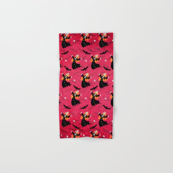 Unicorn Vampire Pattern Hand & Bath Towel