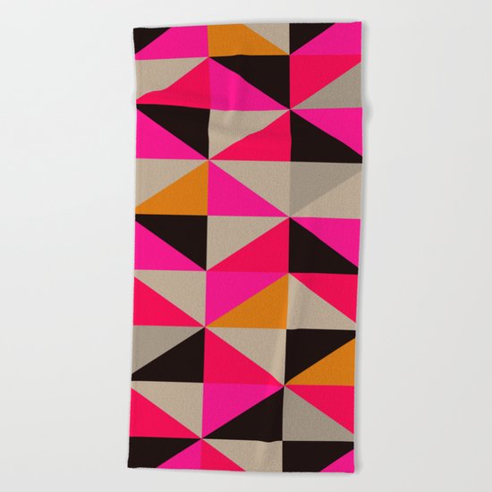 colour + pattern 5 Beach Towel