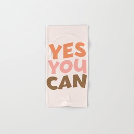 Yes You Can Quote Hand & Bath Towel