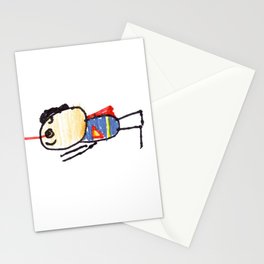 Silas Rocket Superhero 4 Stationery Cards