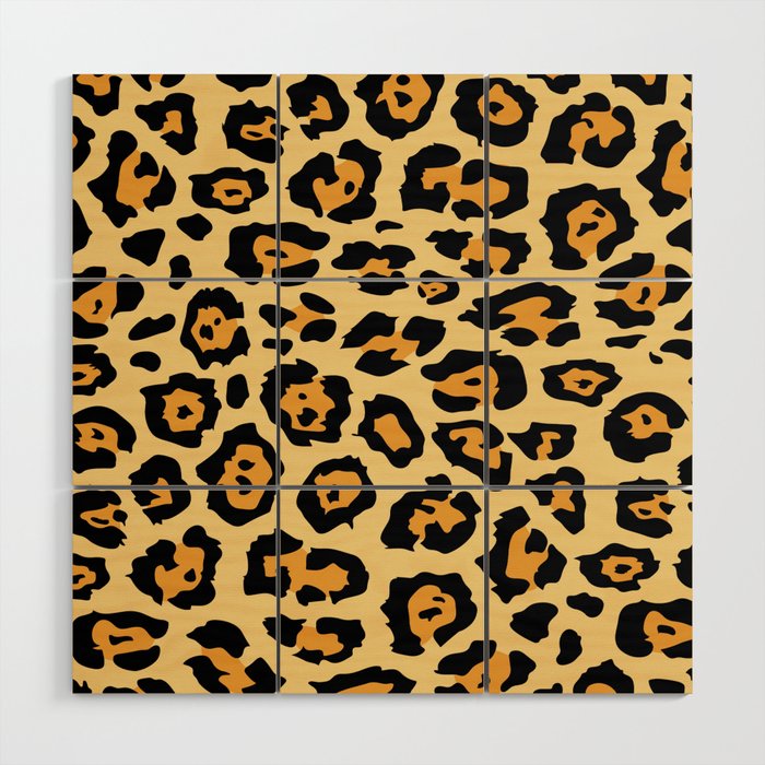 Animal Prints Pattern Design Wood Wall Art