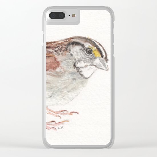 White-throated Sparrow Clear iPhone Case