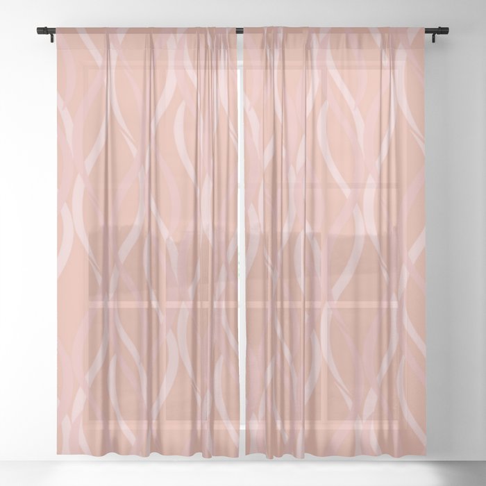 Geometric Weave 2 Sheer Curtain
