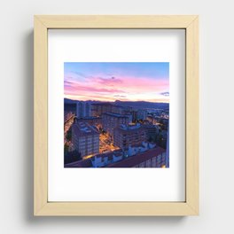 SUNSET PAMPS Recessed Framed Print