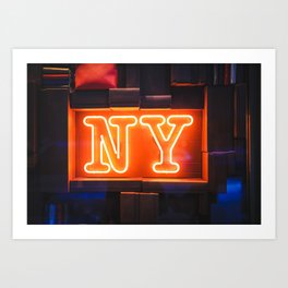 Neon NY Art Print