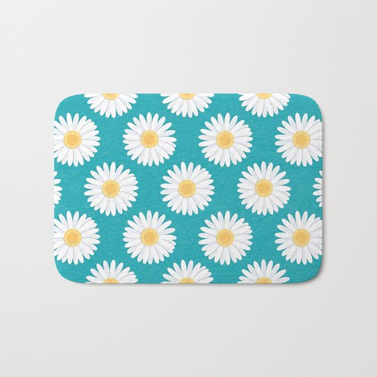 Spring Daisies Bath Mat