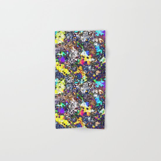 Colorful Web of Geometry Hand & Bath Towel