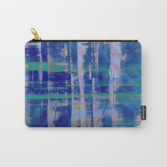 Broken Blue Carry-All Pouch