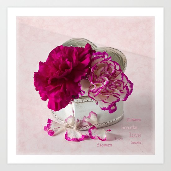Love flowers Art Print