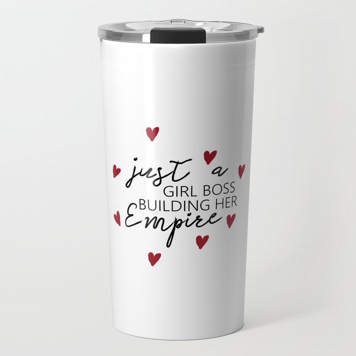 MOTIVATIONAL Just a girl boss building her empire Quote Prints