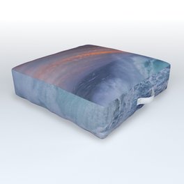 Sunset Waves At Pipeline. Outdoor Floor Cushion