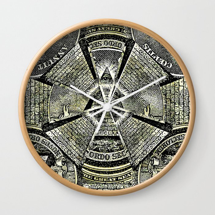 Illuminati Wall Clock