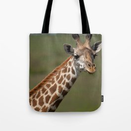 Giraffe Portrait Tote Bag