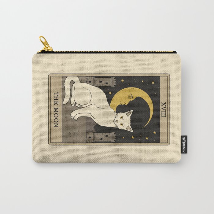 The Moon - Cats Tarot Carry-All Pouch