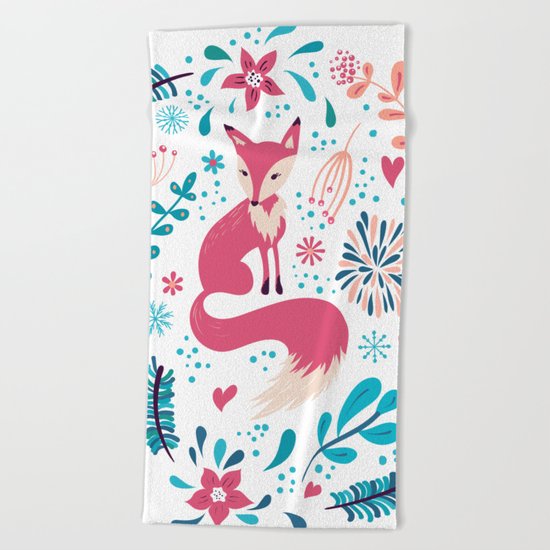 Foxy Beach Towel