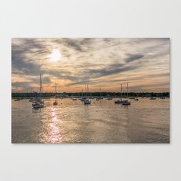 Hyannis sunset Canvas Print