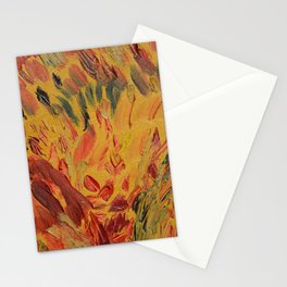 Oil Painting Pattern Design Stationery Card