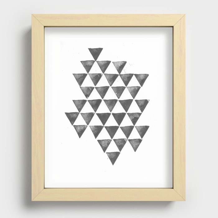 TRiangles Recessed Framed Print