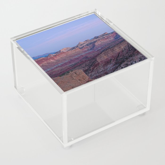 Nature's Paint - "The Reef", Sunset Point, Capitol Reef National Park, Utah, USA Acrylic Box