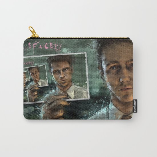 With insomnia, nothing's real. Everything's far away. Everything's a copy of a copy of a copy... Carry-All Pouch