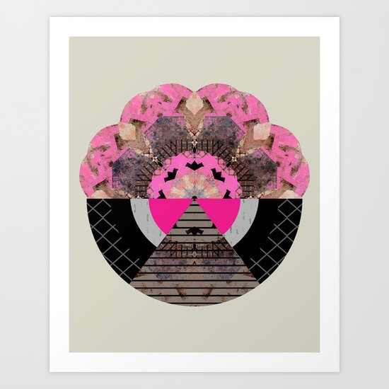 Broken flower Art Print