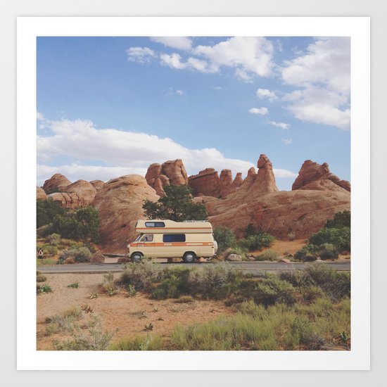 Rock Camper Art Print