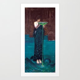 John William Waterhouse - Circe Invidiosa Art Print