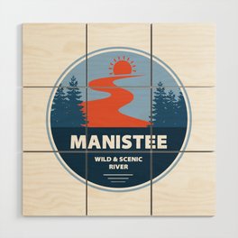 Manistee Wild And Scenic River Wood Wall Art