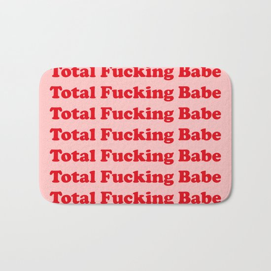 Total Fucking Babe Bath Mat
