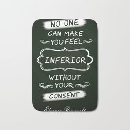 Inspirational Quotes Bath Mats Society6