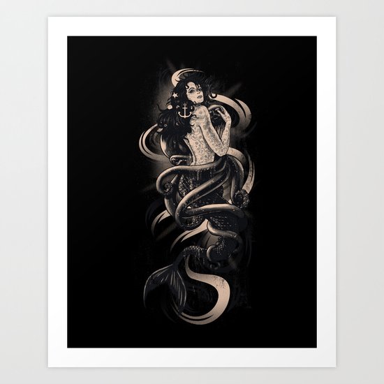 Sirena Drk Art Print