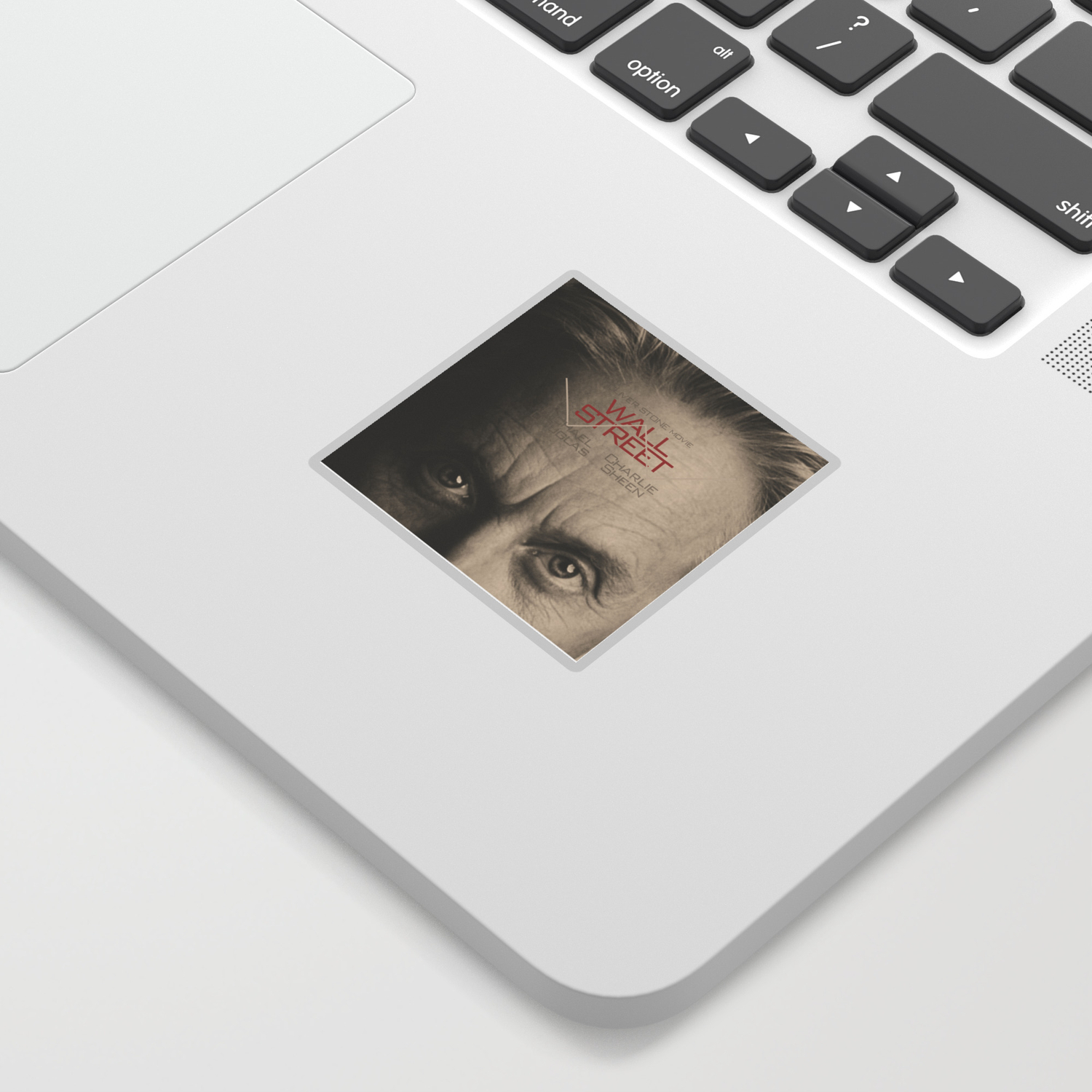 Wall Street Alternative Movie Poster Gordon Gekko Oliver Stone Film Minimal Fine Art Playbill Sticker By Stefanoreves Society6