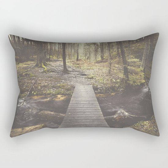 My home, the forest Rectangular Pillow