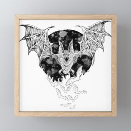Vampire Bat Framed Mini Art Print