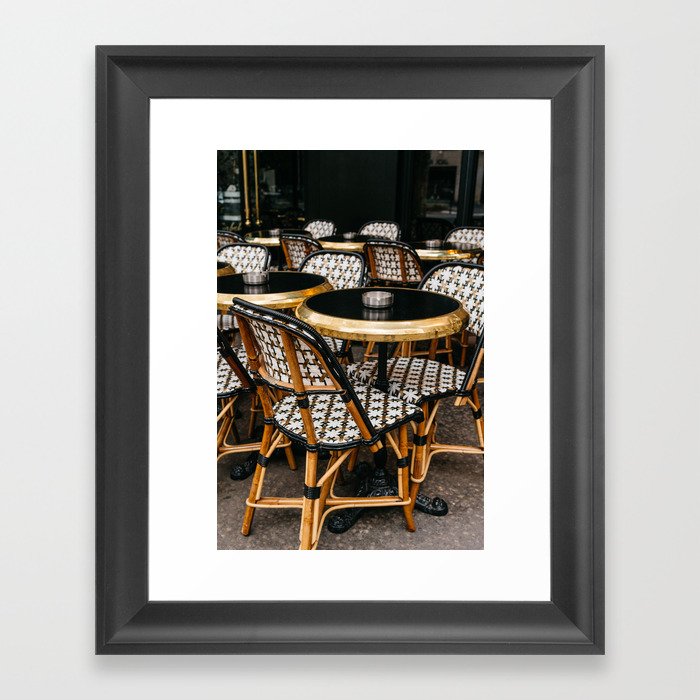 Paris Cafe VII Framed Art Print