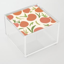 Fresh Fruits Earthy Boho Pattern Acrylic Box