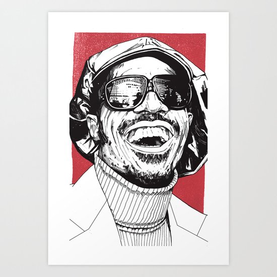 Stevie Wonder Art Print