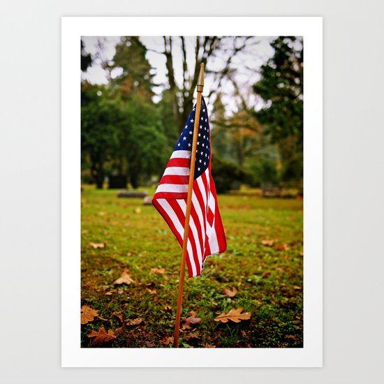 American symbolism Art Print