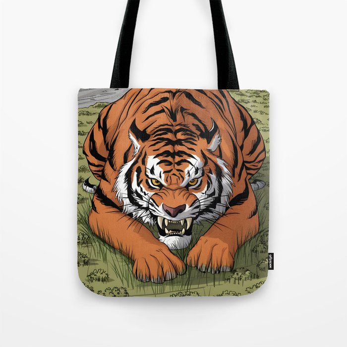 Wild Tiger Tote Bag