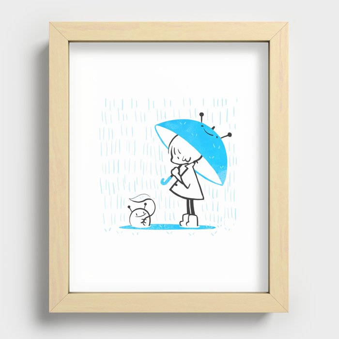 Rainy Day Recessed Framed Print