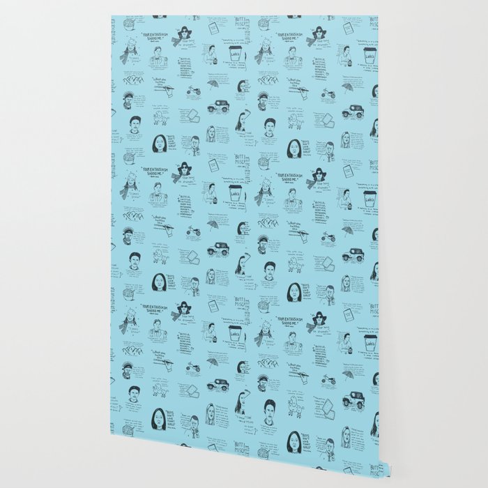 Gilmore Girls Quotes In Blue Wallpaper By Meghanwallace Society6
